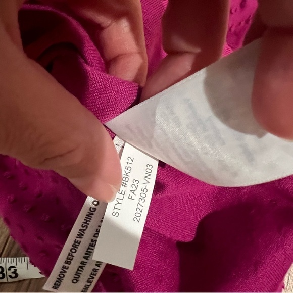 NWT J. Crew magenta puff sleeves Swiss dot dress - Picture 9 of 9